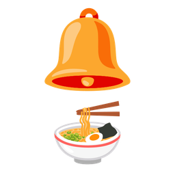 Steaming bowl and Bell