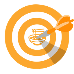 Steaming bowl and Bow and arrow