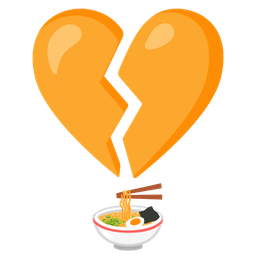 Steaming bowl and Broken heart