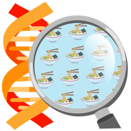 Steaming bowl and Dna