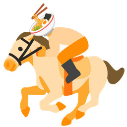 Steaming bowl and Horse