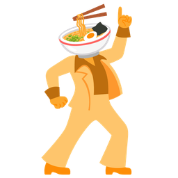 Steaming bowl and Mirror ball