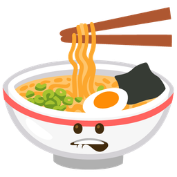 Steaming bowl and Mouth