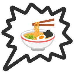 Steaming bowl and Right anger bubble