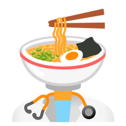 Steaming bowl and Stethoscope