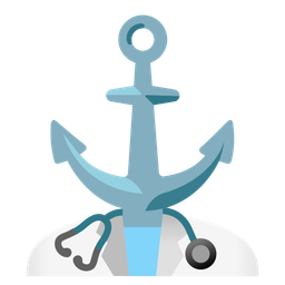 stethoscope and anchor
