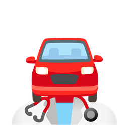 stethoscope and automobile