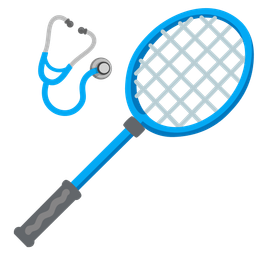 stethoscope and badminton