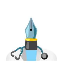 stethoscope and black nib