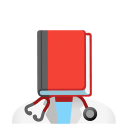 stethoscope and books