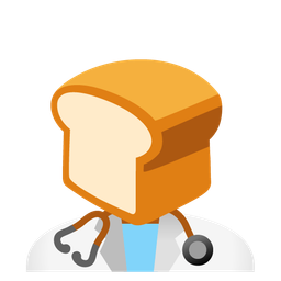 stethoscope and bread