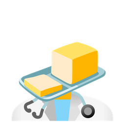 stethoscope and butter