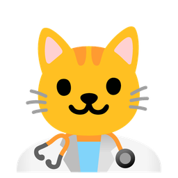 stethoscope and cat face
