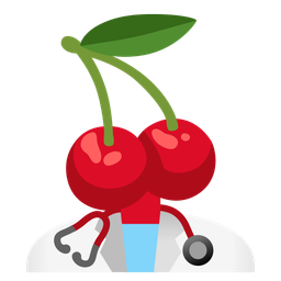 stethoscope and cherries