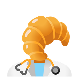 stethoscope and croissant