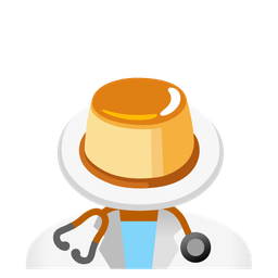 stethoscope and custard