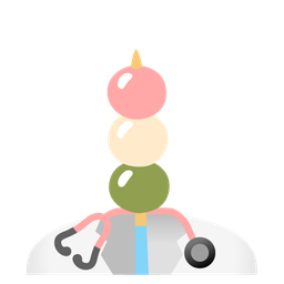 stethoscope and dango