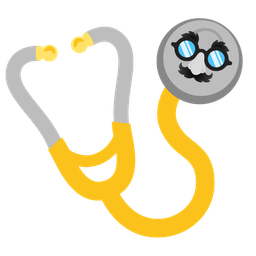 stethoscope and disguised face