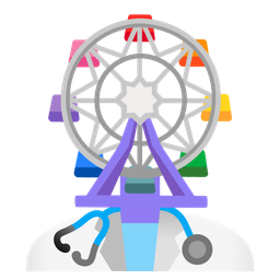 stethoscope and ferris wheel