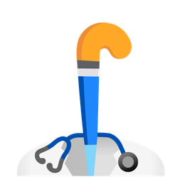 stethoscope and field hockey