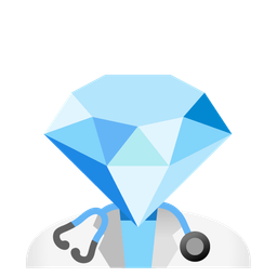 stethoscope and gem stone