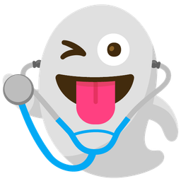 stethoscope and ghost