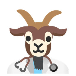 stethoscope and goat