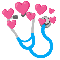 stethoscope and heart with arrow