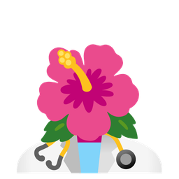 stethoscope and hibiscus