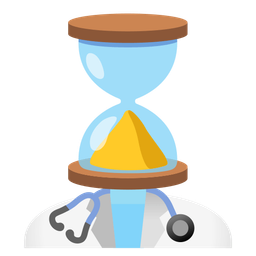 stethoscope and hourglass done