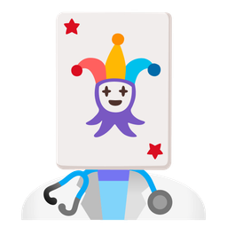 stethoscope and joker