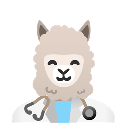 stethoscope and llama