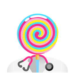 stethoscope and lollipop