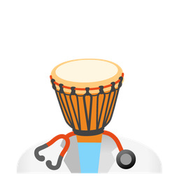 stethoscope and long drum