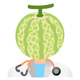 stethoscope and melon