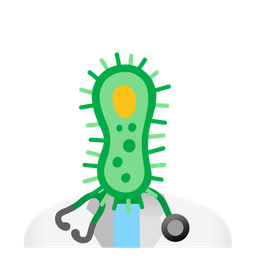 stethoscope and microbe