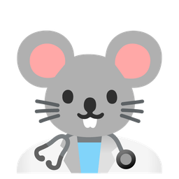 stethoscope and mouse face