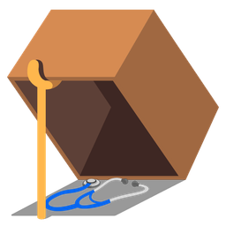 stethoscope and mouse trap
