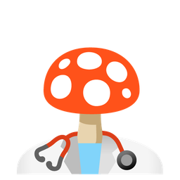 stethoscope and mushroom