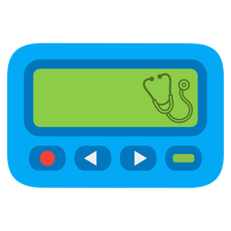 stethoscope and pager