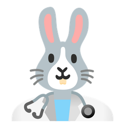 stethoscope and rabbit face