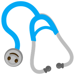 Stethoscope and Upside-down face