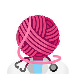 stethoscope and yarn