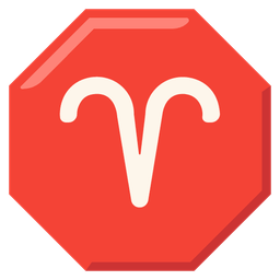 stop sign and Aries