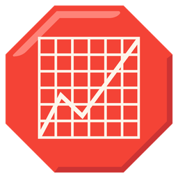 stop sign and chart increasing