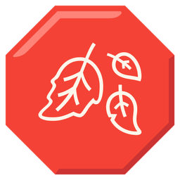 stop sign and fallen leaf