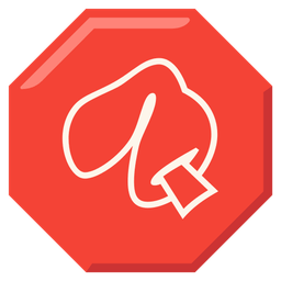 stop sign and fortune cookie