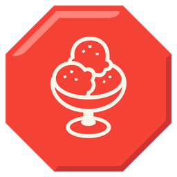 stop sign and ice cream