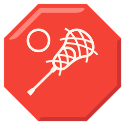 stop sign and lacrosse