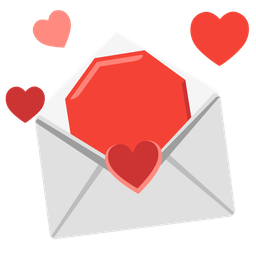 stop sign and love letter